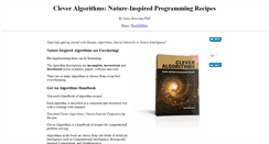 Desktop Screenshot of cleveralgorithms.com